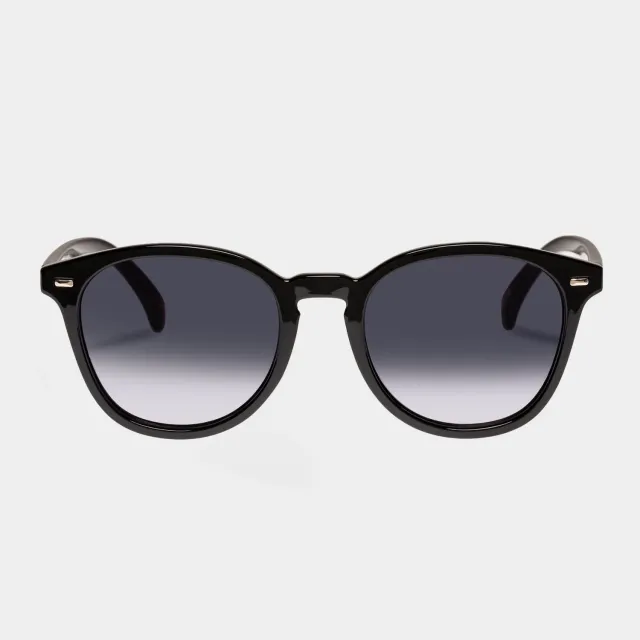 Le Specs Bandwagon occhiale da sole nero tondo