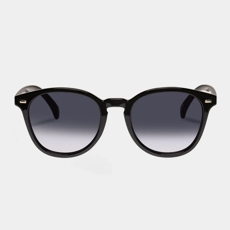 Le Specs Bandwagon occhiale da sole nero tondo