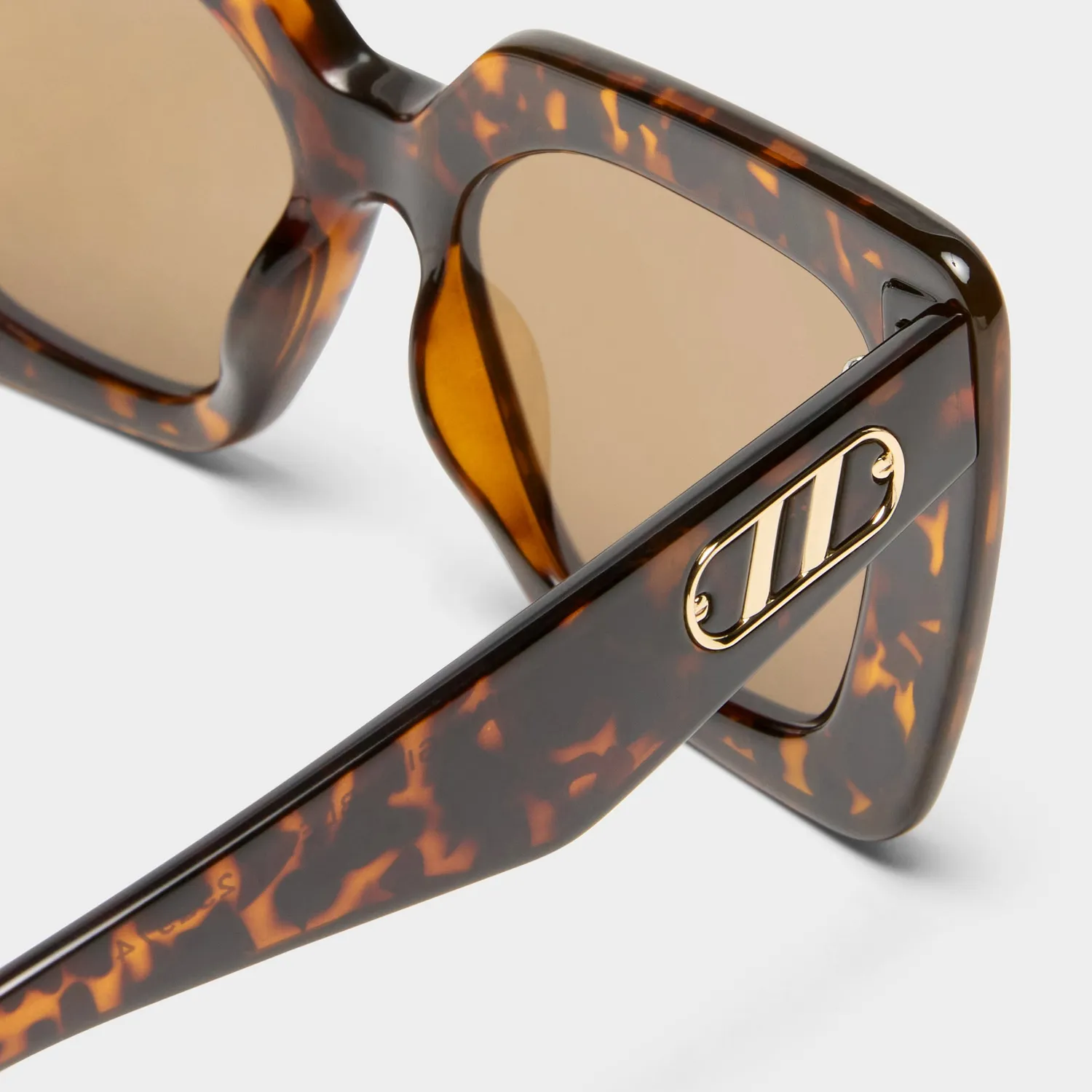 Le Specs Unimaginable occhiali da sole tartarugato quadrati