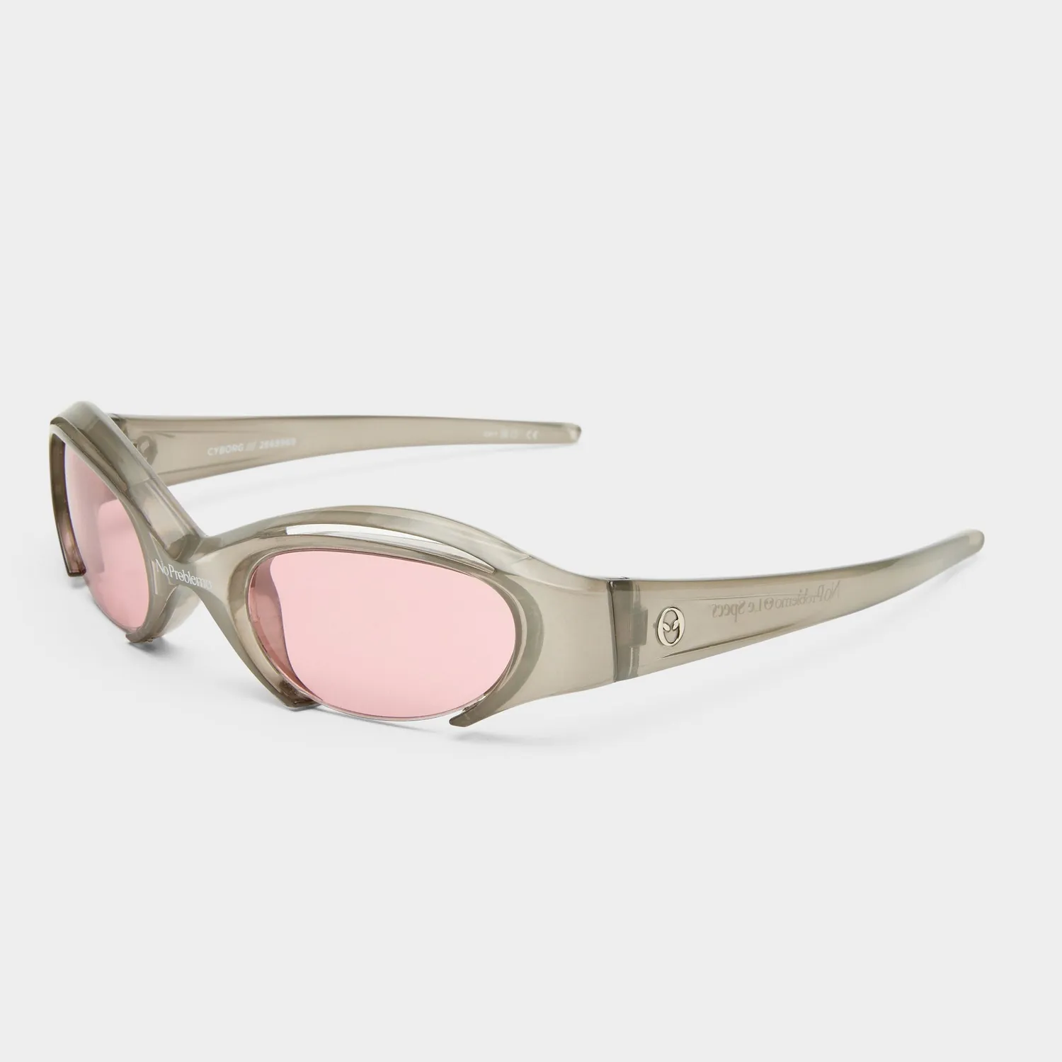 Le Specs Cyborg occhiale da sole Smoke Plum ovale