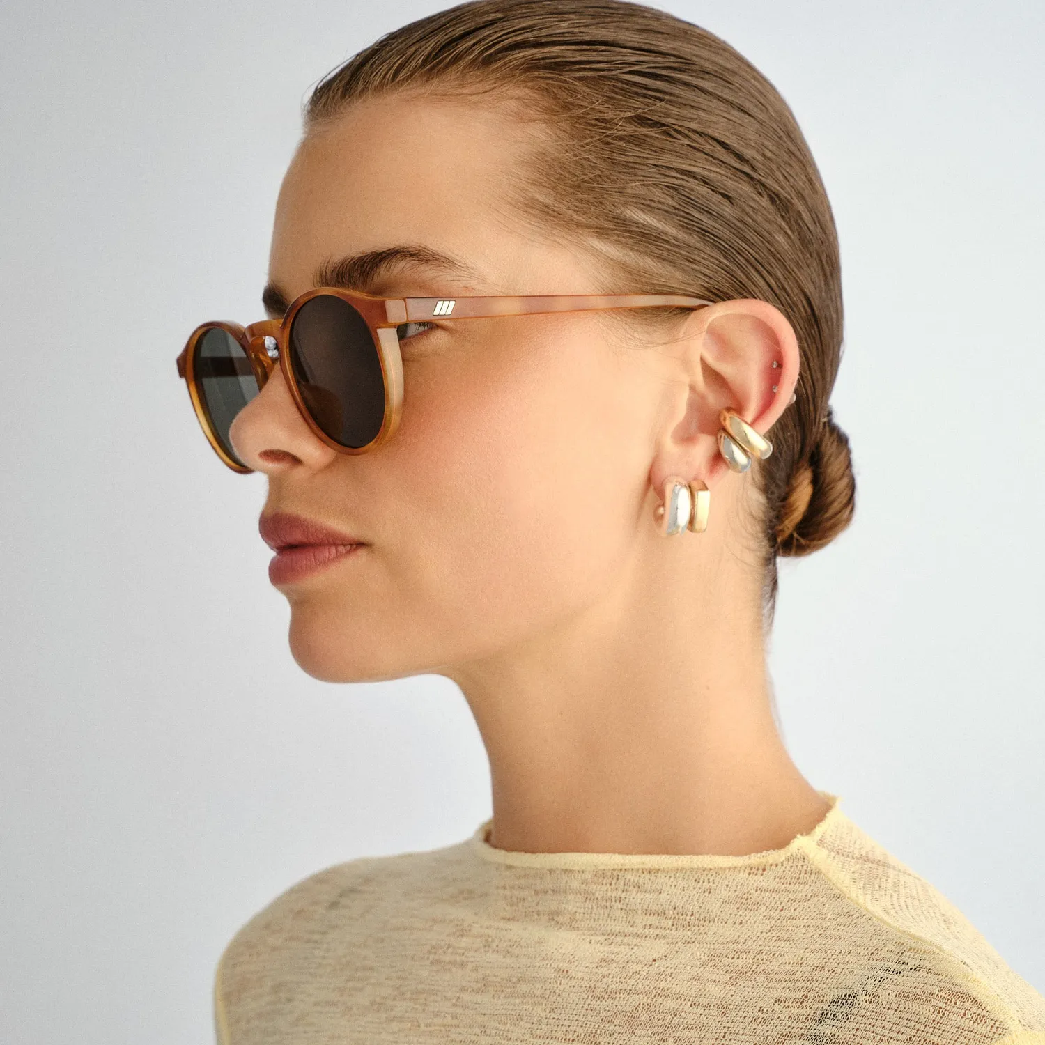 Le Specs Teen Spirit Deux occhiali da sole tort verdi