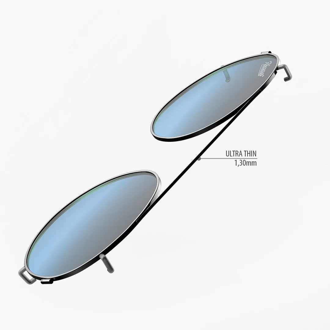 Hemmet Clip-on Series 2 S2 Sun Shark Blue clip-on polarizzato