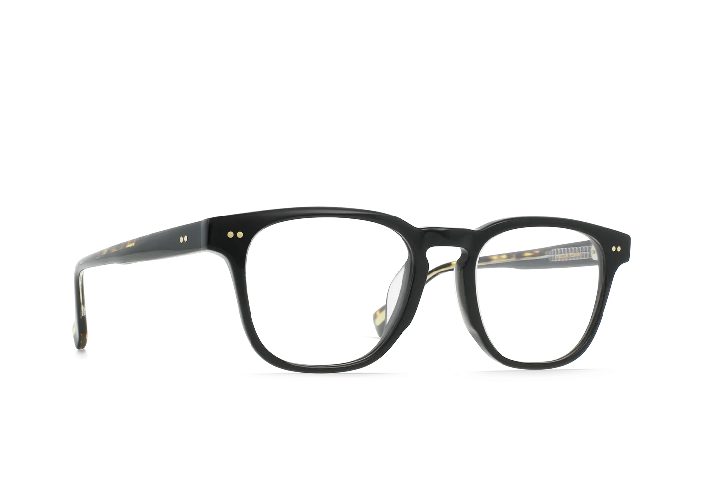 Raen Camillo 51 montatura da vista crystal black uomo