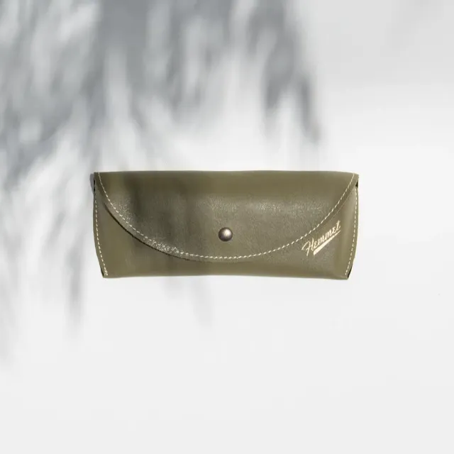 Hemmet Original Case custodia occhiali verde vegan