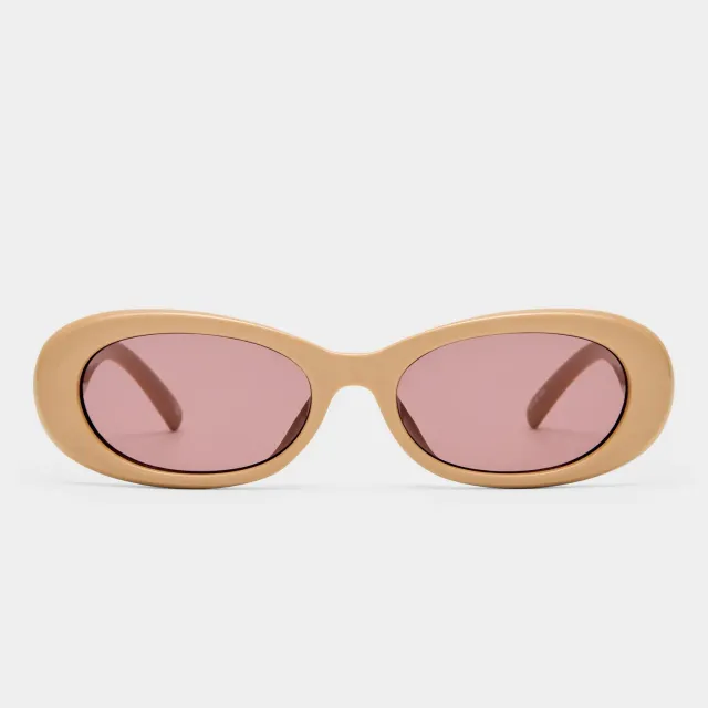 Le Specs Hey Ya+ occhiale da sole cappuccino ovale