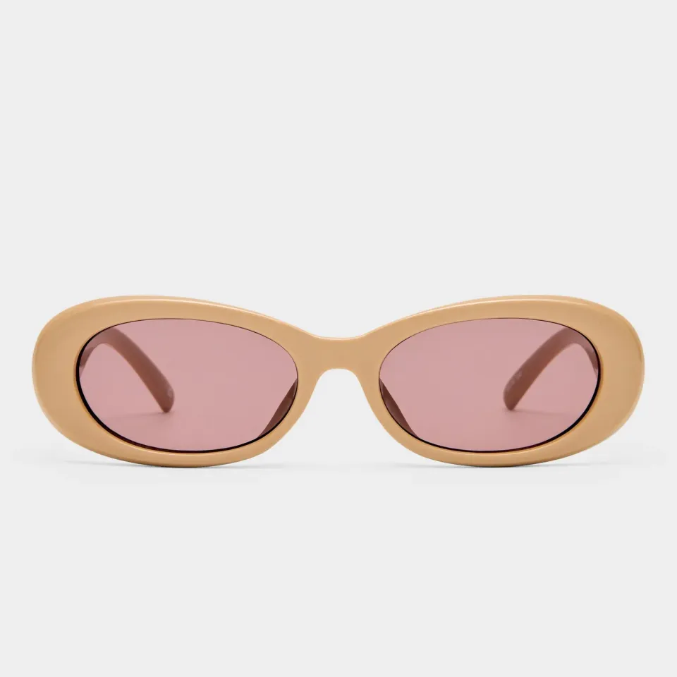 Le Specs Hey Ya+ occhiale da sole cappuccino ovale