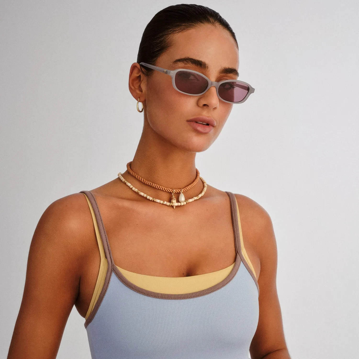 Le Specs Honey Pot occhiale da sole mist rettangolare