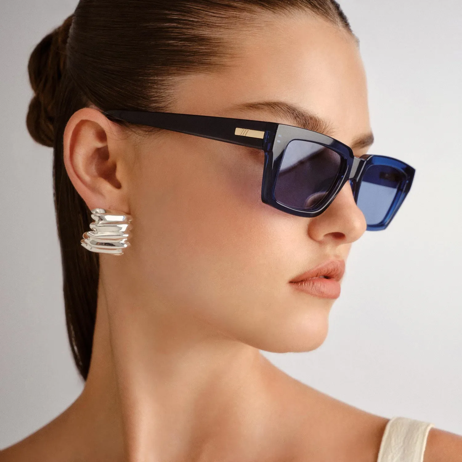 Le Specs Nocturnal Habit occhiali da sole midnight specchiati