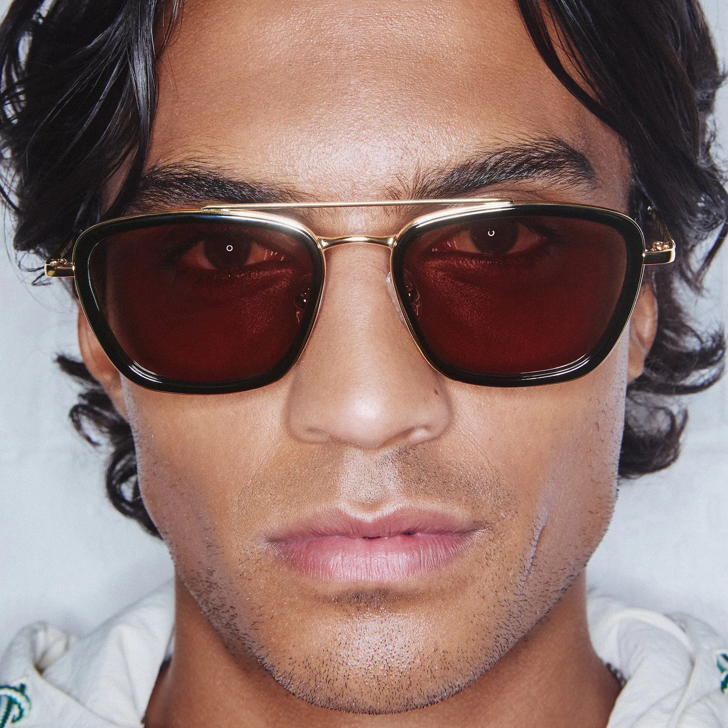 Le Specs Diametric occhiale da sole oro nero