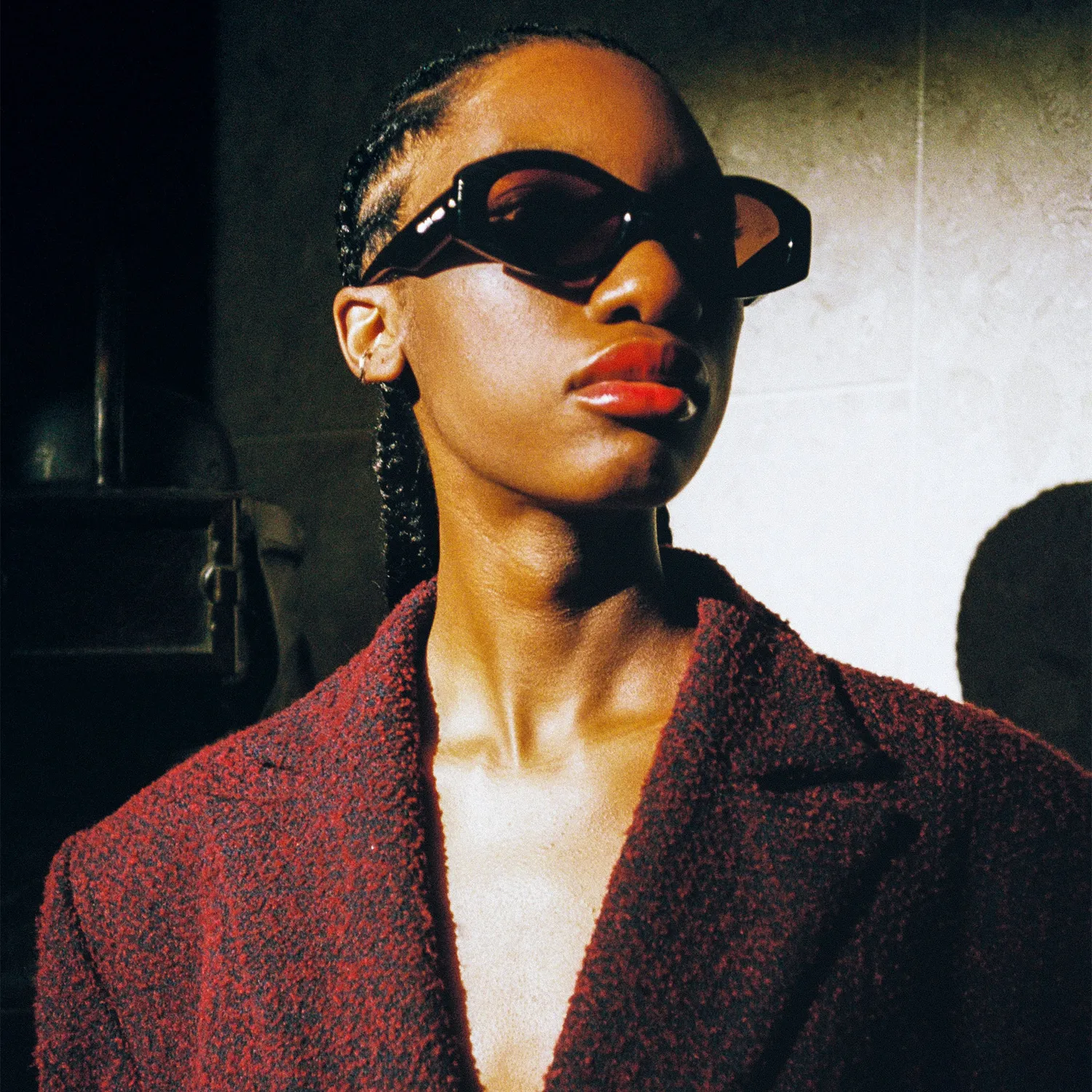 Le Specs Wanderlust occhiale da sole nero acetato
