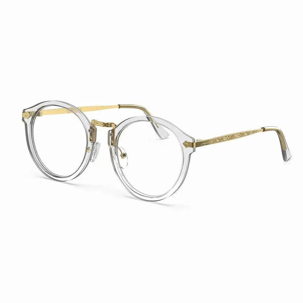 Hemmet Vintage Raiders montatura da vista oro floreale