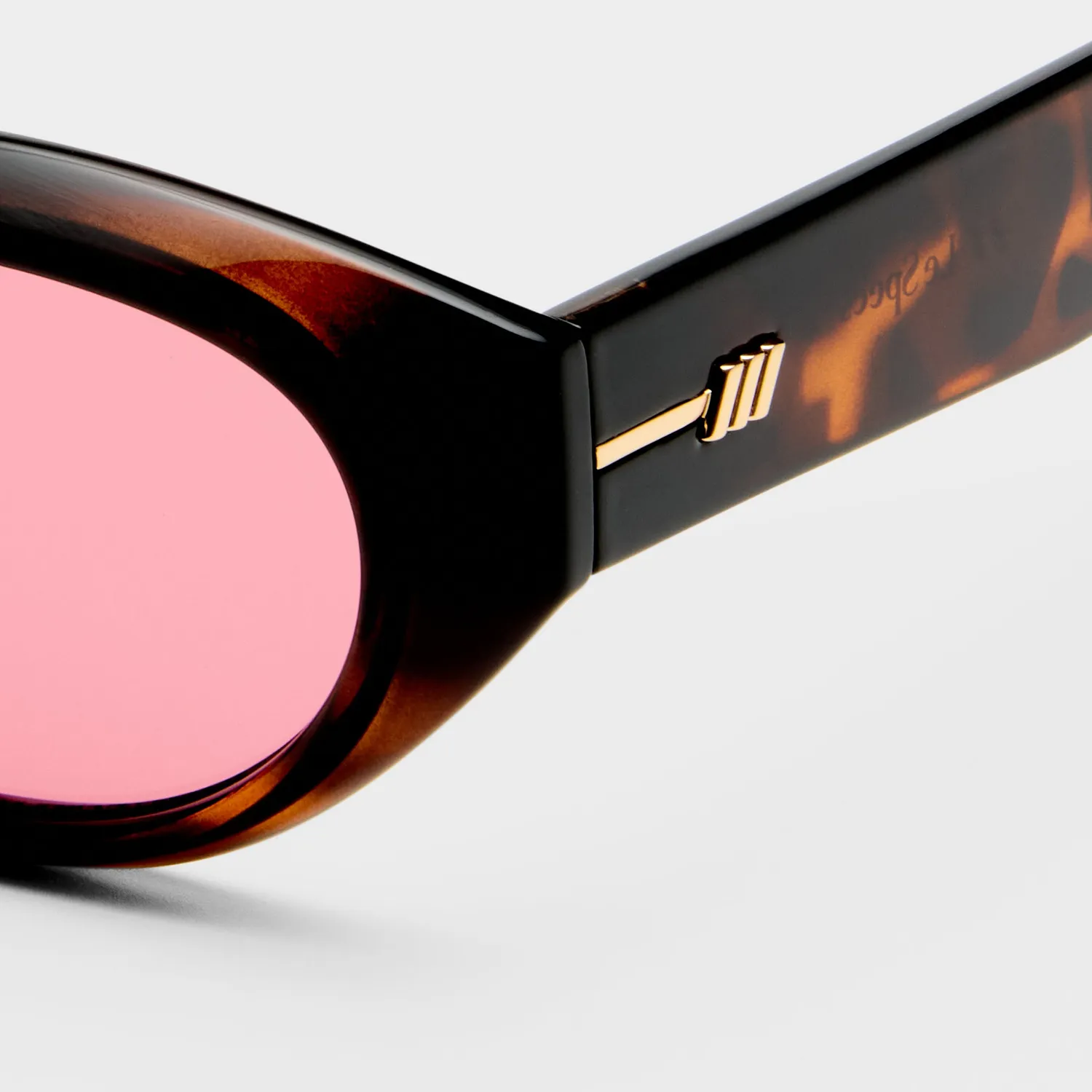 Le Specs Le Bijou occhiale da sole tartarugato ovale