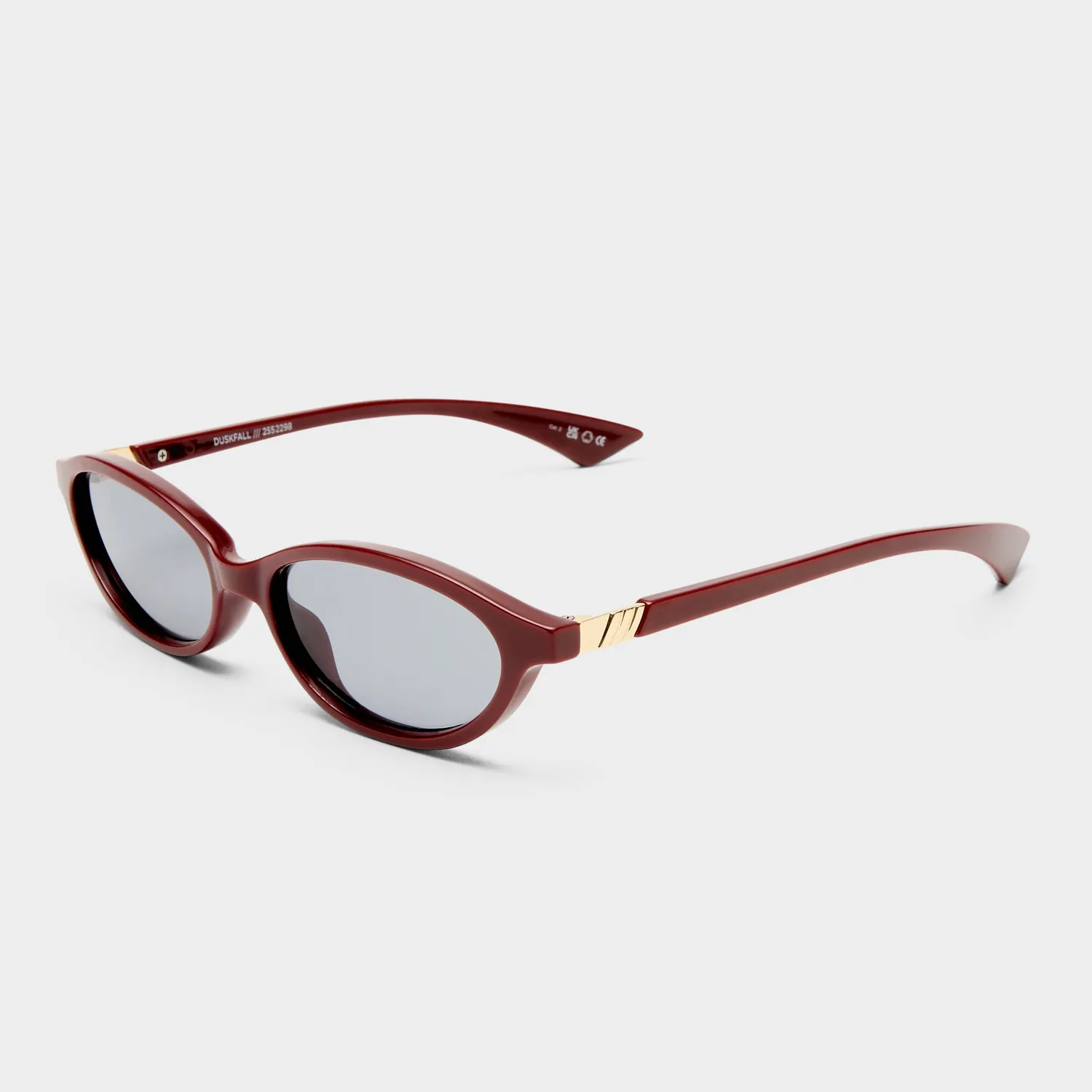 Le Specs Duskfall occhiali da sole merlot ovali