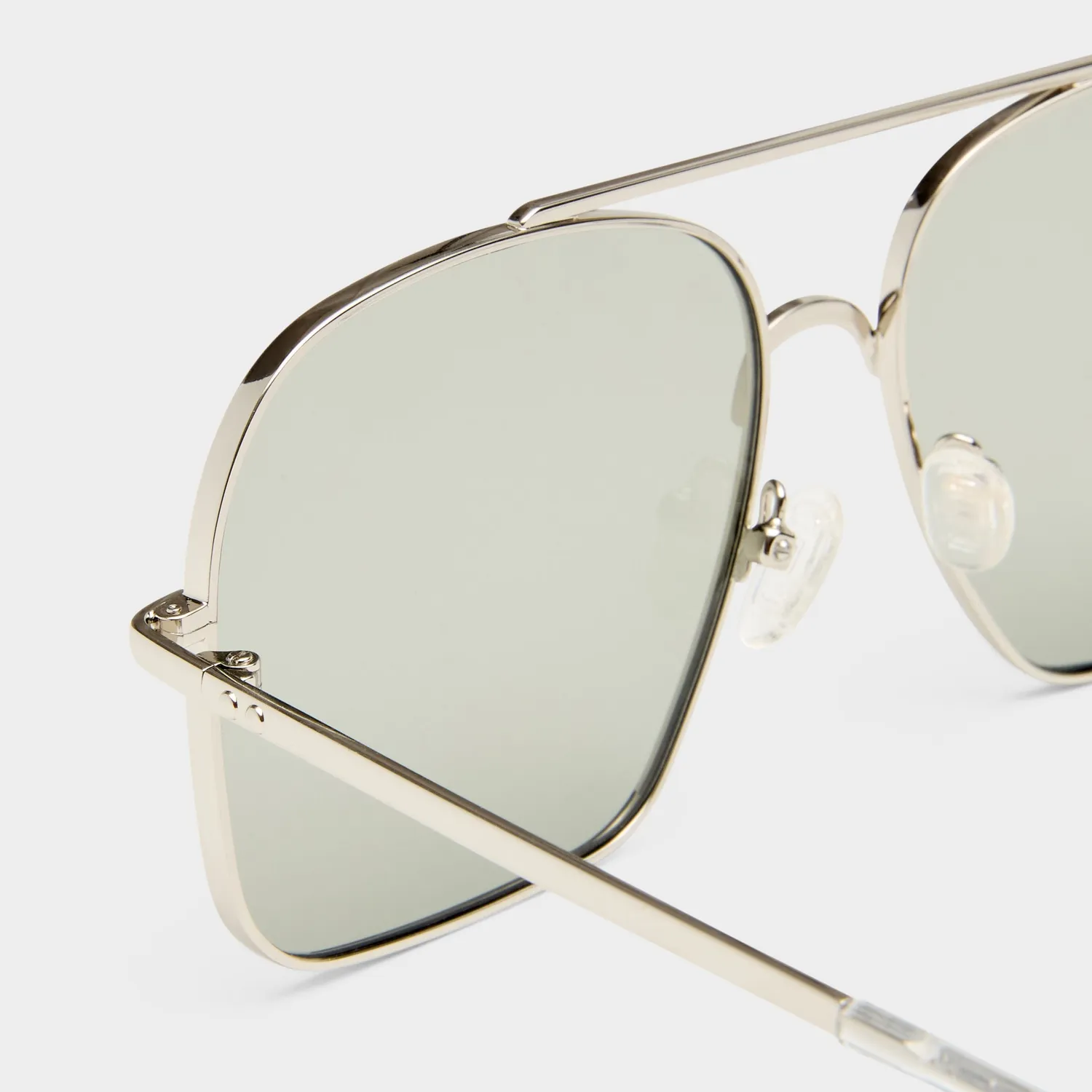 Le Specs Civelle occhiale da sole argento trasparente