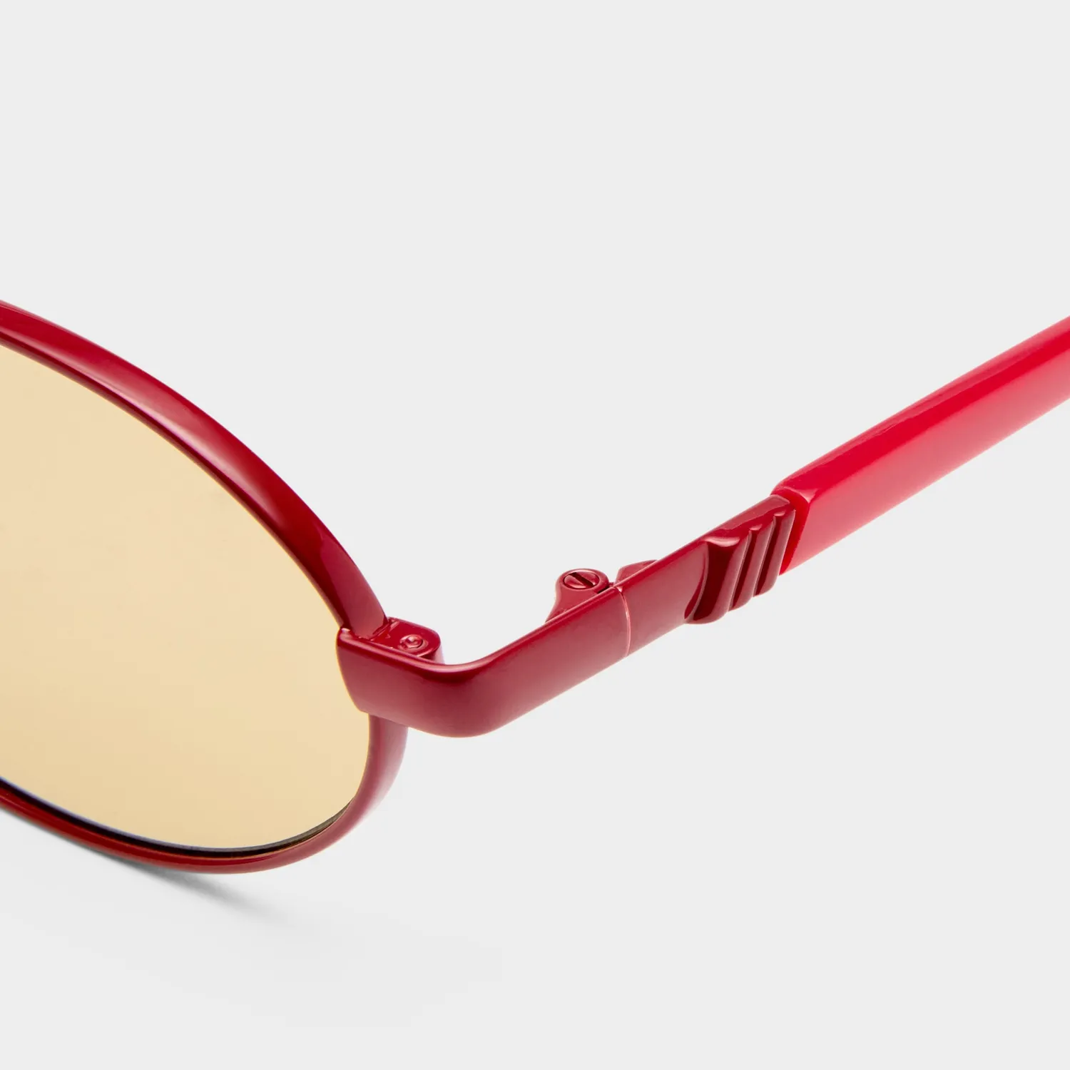 Le Specs Icicle occhiale da sole moto red ovale metallo