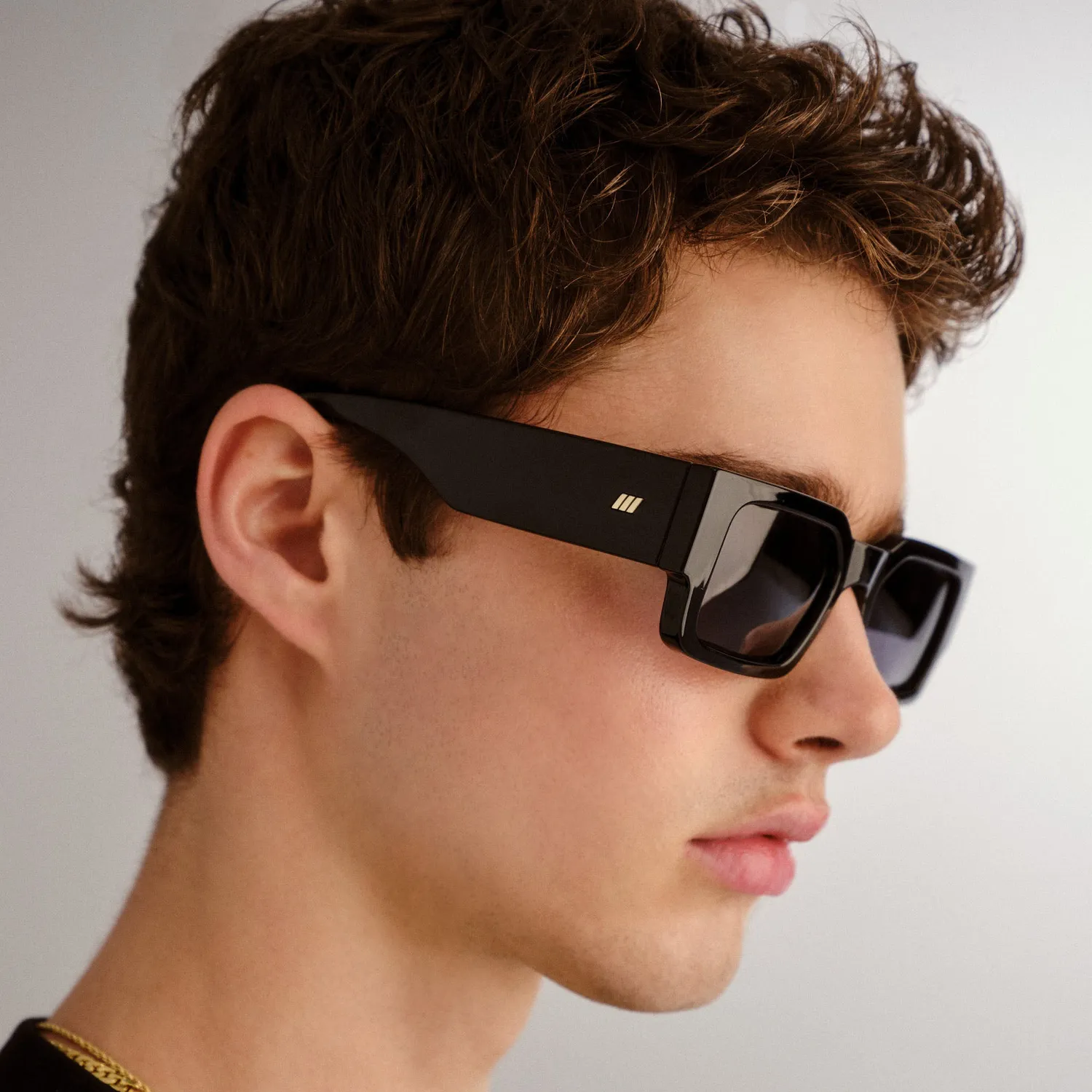Le Specs Contemplation occhiali da sole nero polarizzati