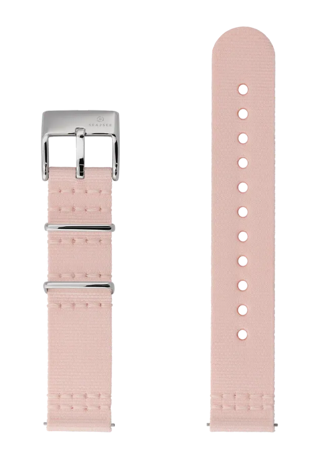 Sea2See Pink Strap cinturino rosa 18 mm riciclato