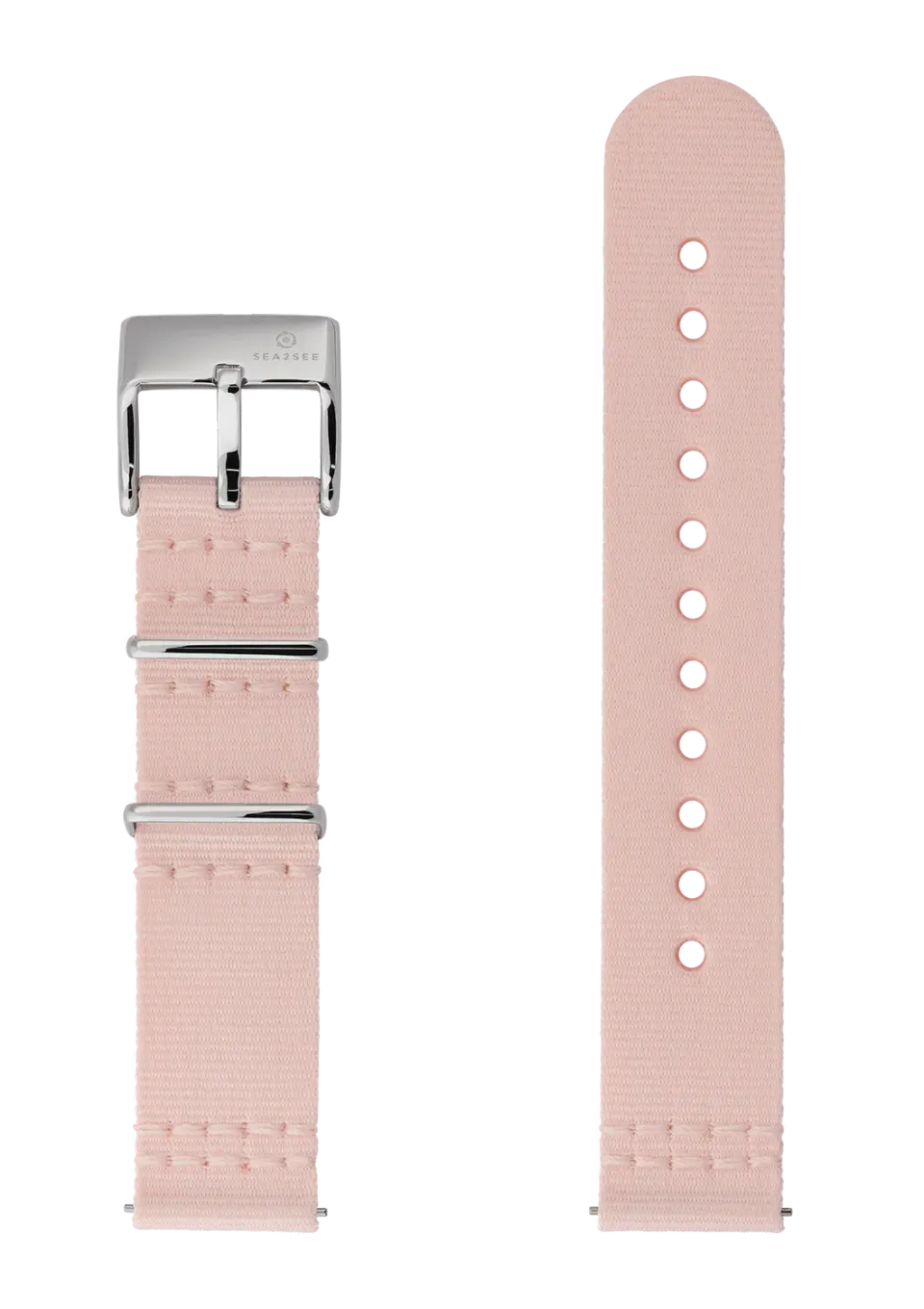 Sea2See Pink Strap cinturino rosa 18 mm riciclato