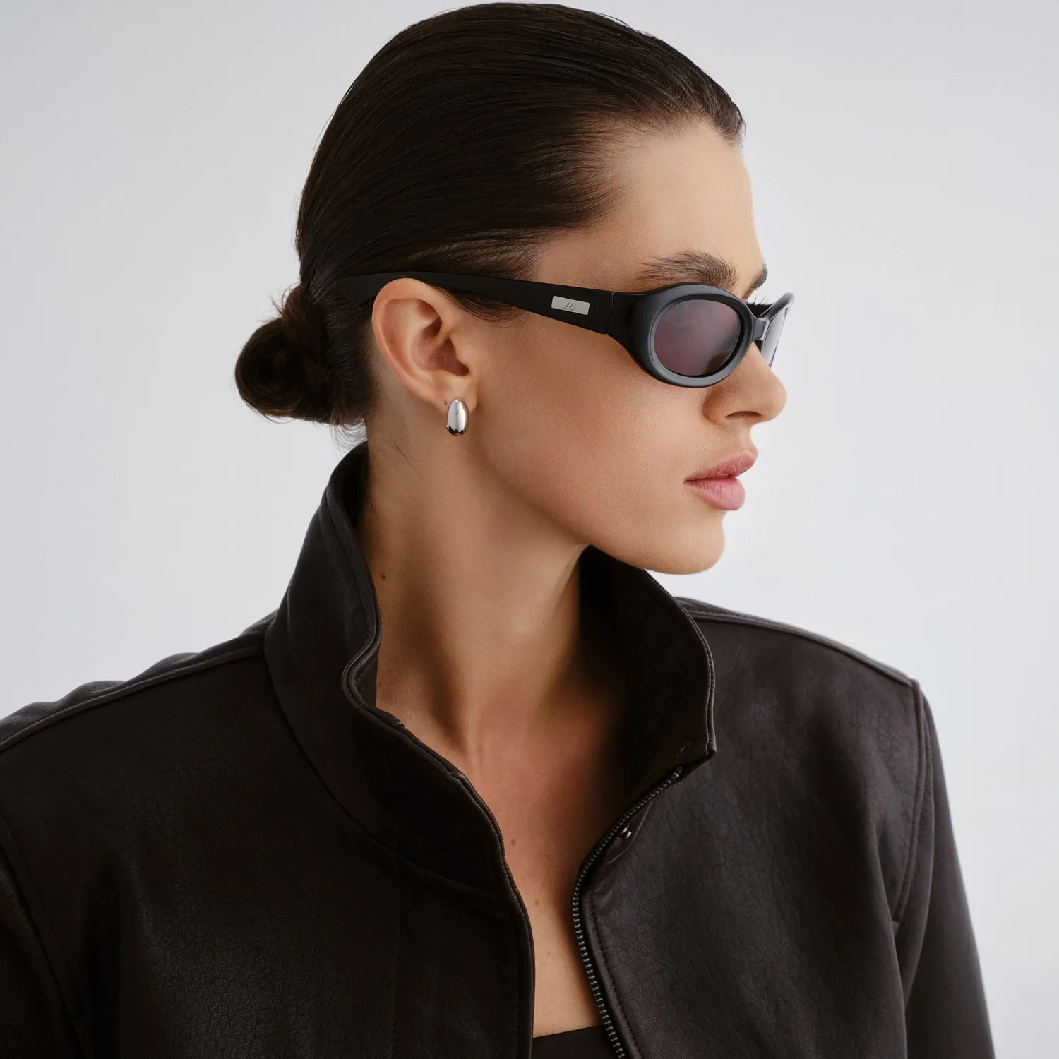 Le Specs Nightcrawler occhiali da sole neri avvolgenti