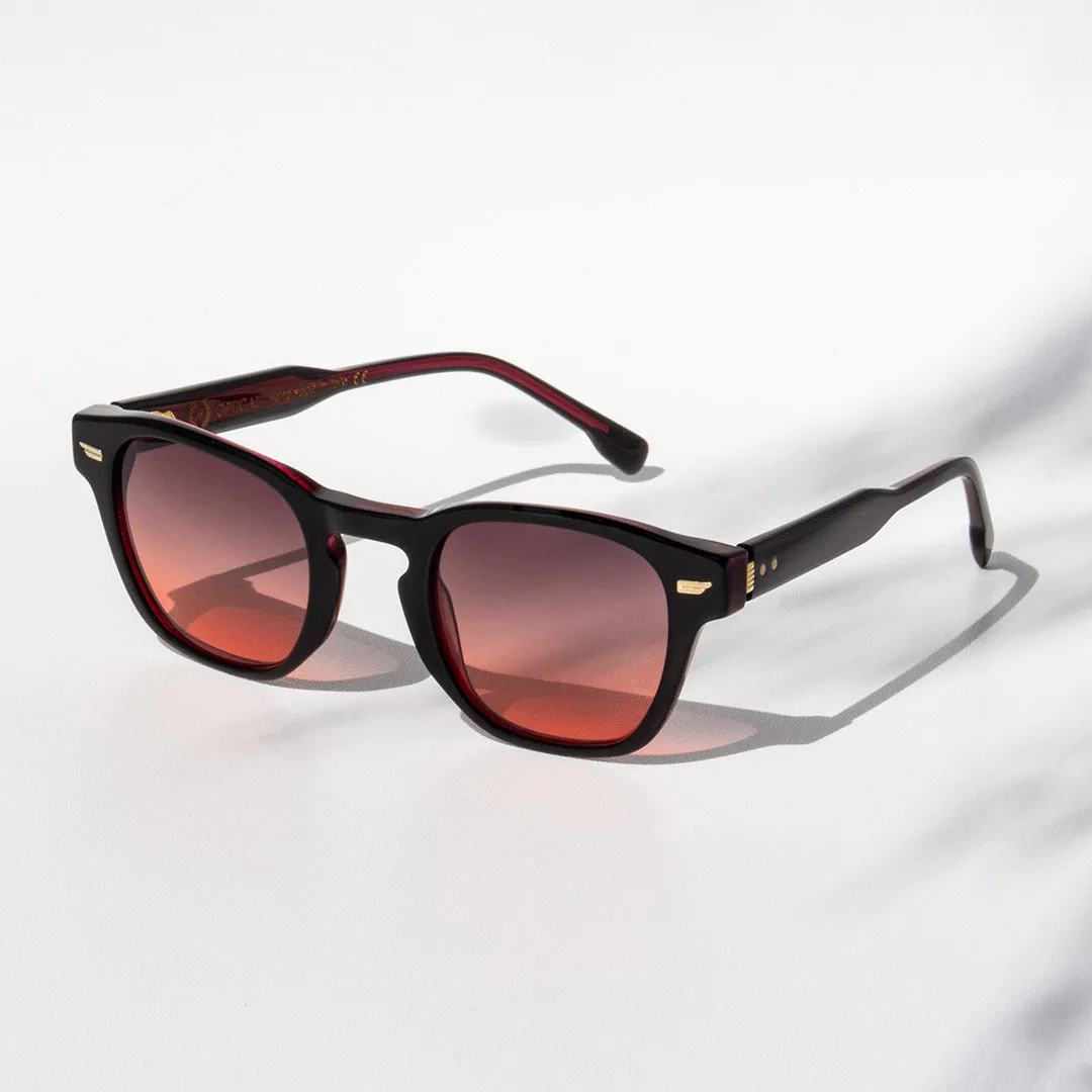 Hemmet Eclectic America occhiali da sole bicolore