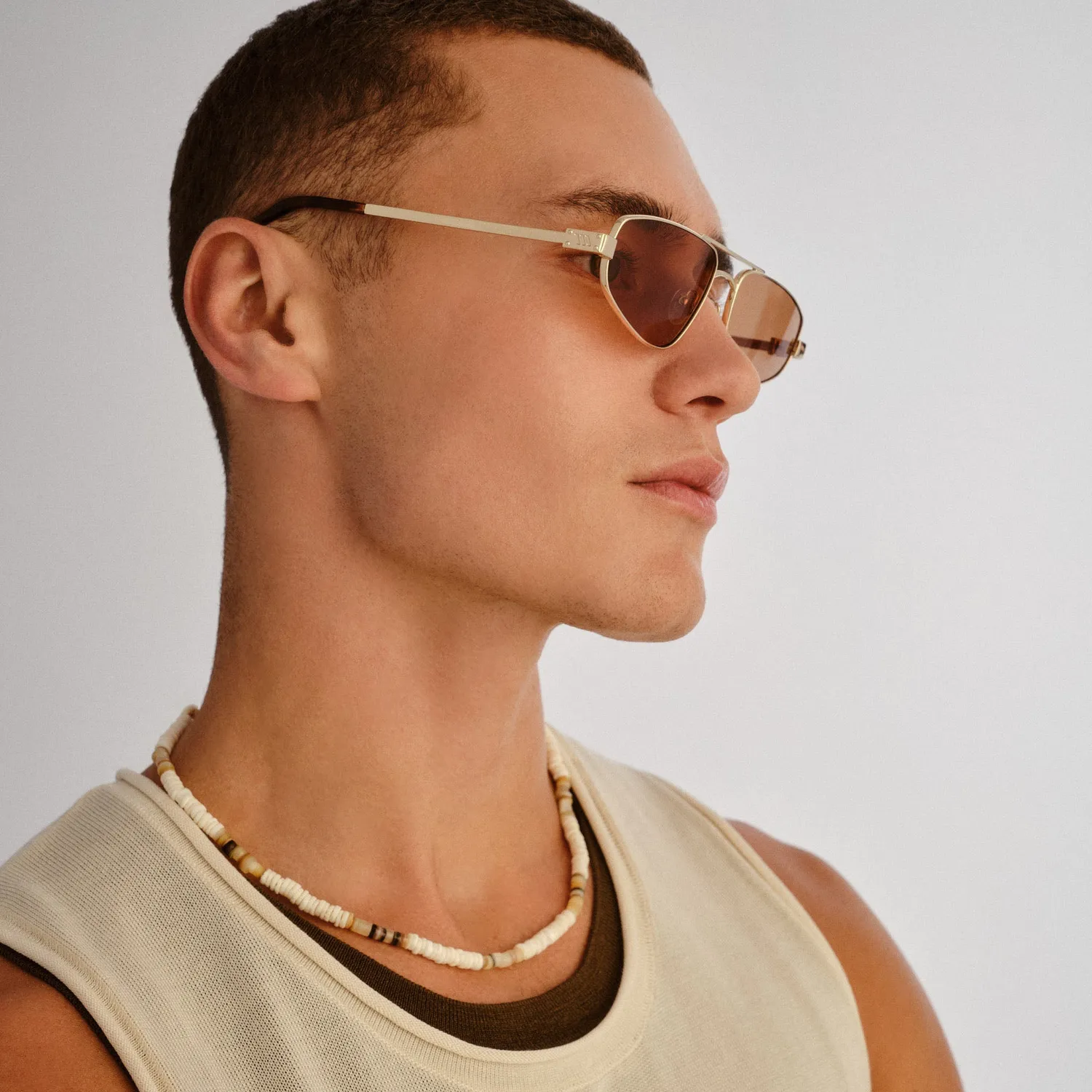 Le Specs Treasure occhiali da sole gold aviatore