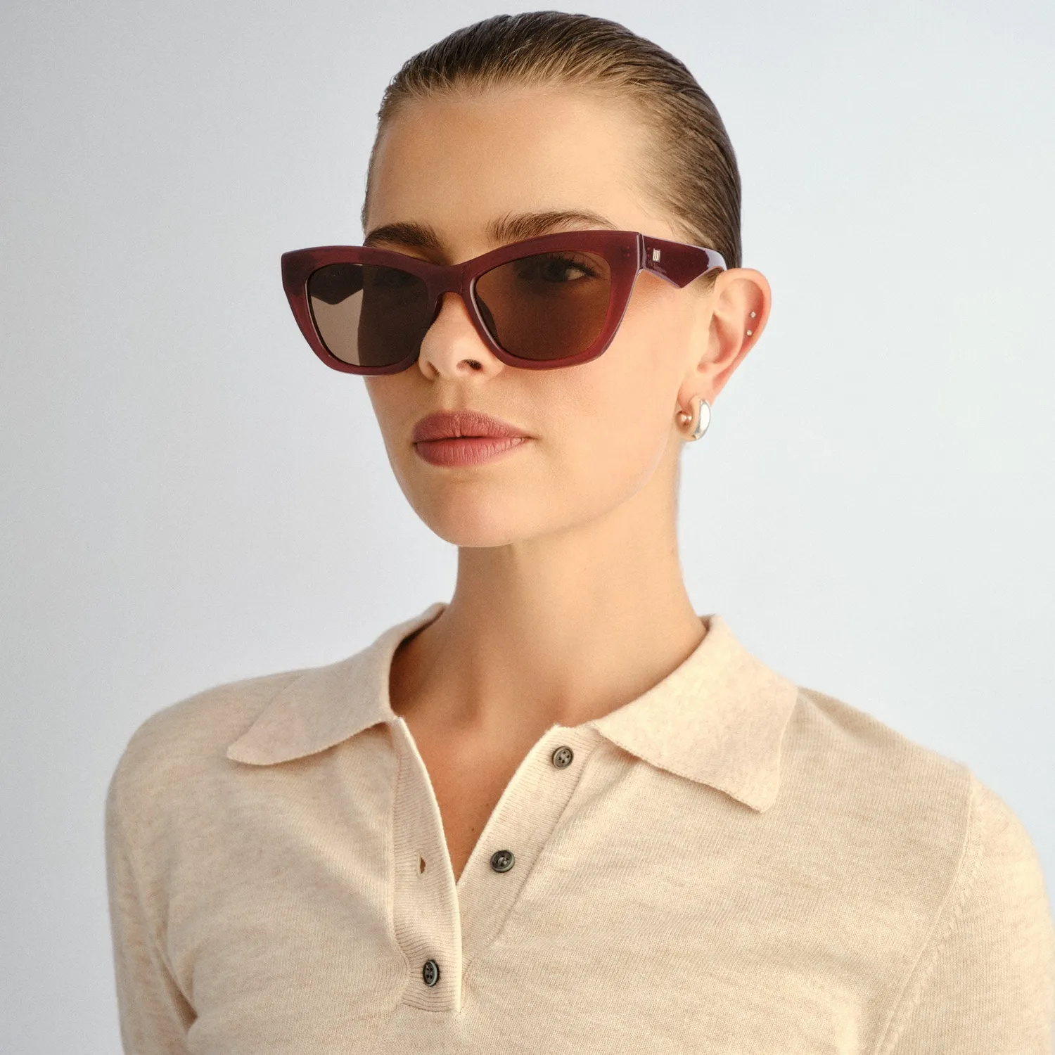 Le Specs Lumen occhiale da sole cranberry polarizzato
