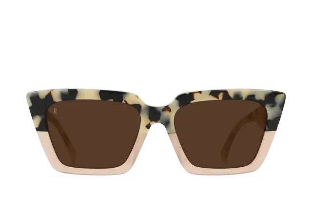 Raen Keera occhiale da sole Ivory Coral 54 acetato