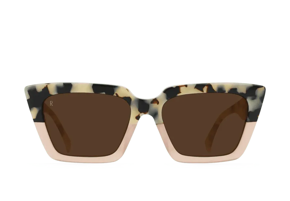 Raen Keera occhiale da sole Ivory Coral 54 acetato