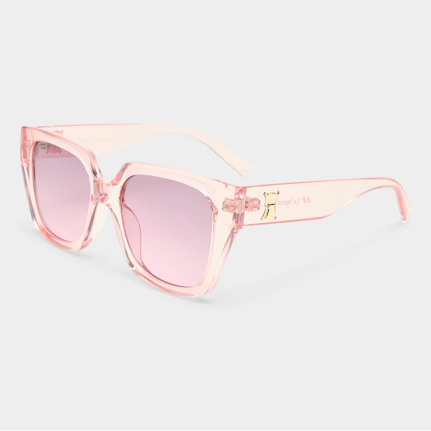 Le Specs The Illusion occhiali da sole rosa oversize
