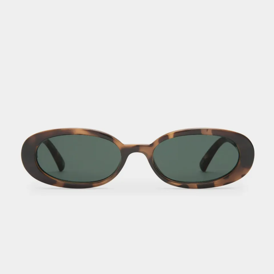 Le Specs Outta Love occhiale da sole tort verde ovale