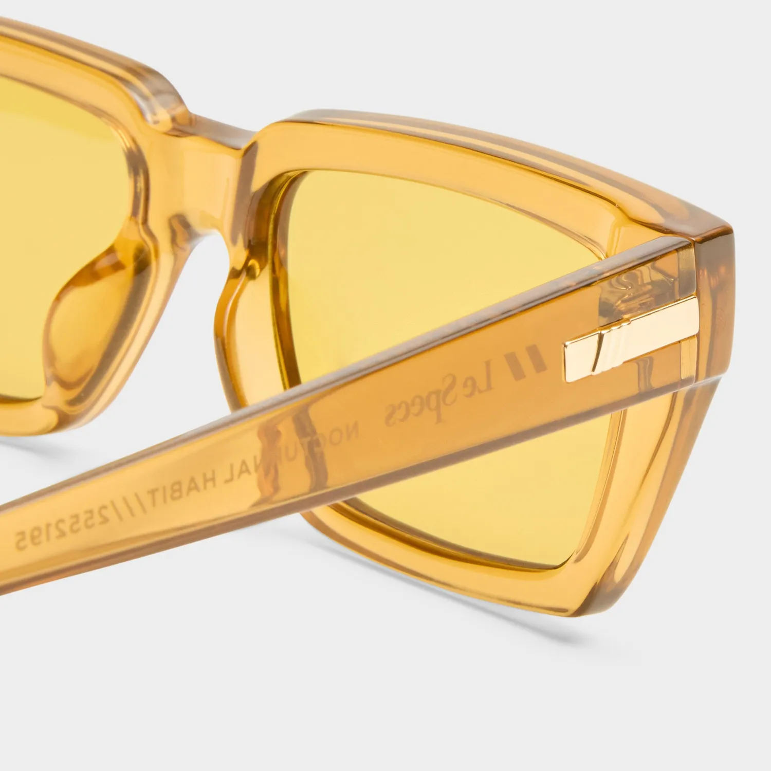 Le Specs Nocturnal Habit occhiale da sole whiskey D-frame