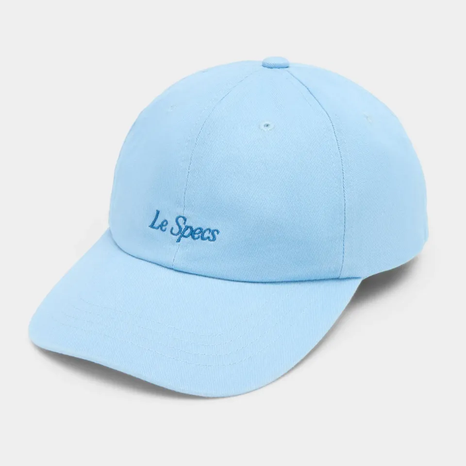 Le Specs Logo Cap cappellino blu cotone regolabile