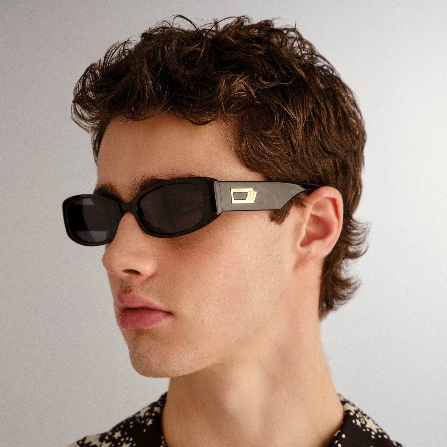 Le Specs Starlight occhiali da sole nero polarizzato unisex