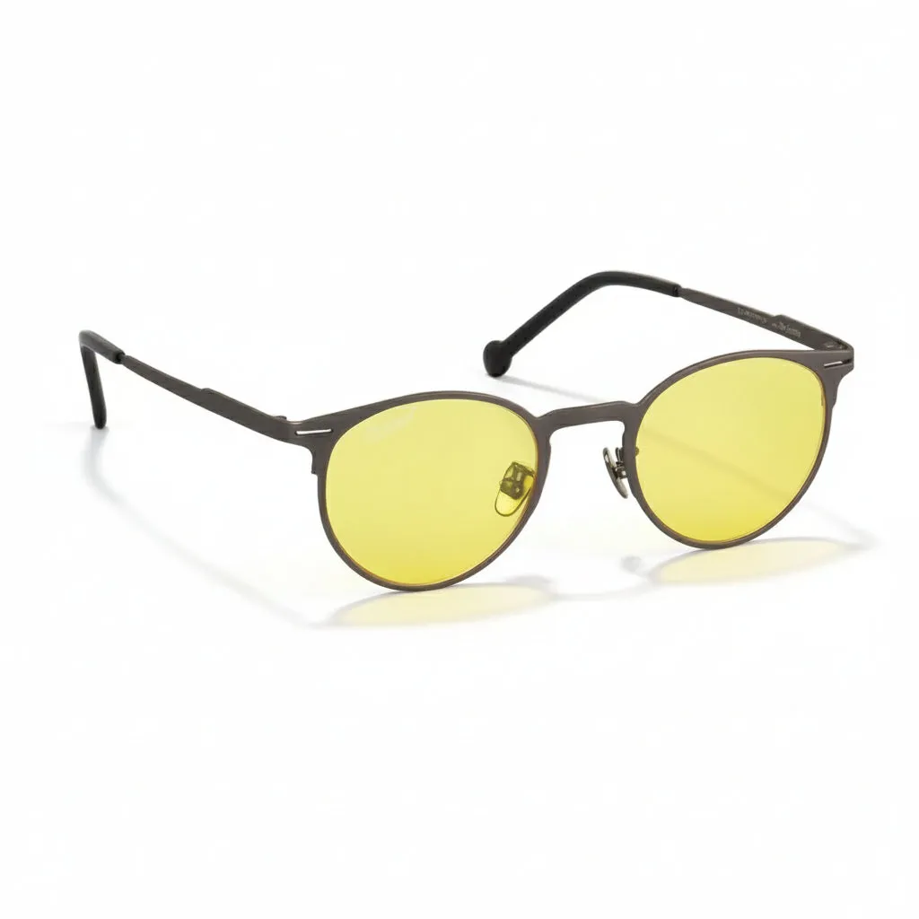 Hemmet America The Seattle occhiali da sole oro blu alluminio