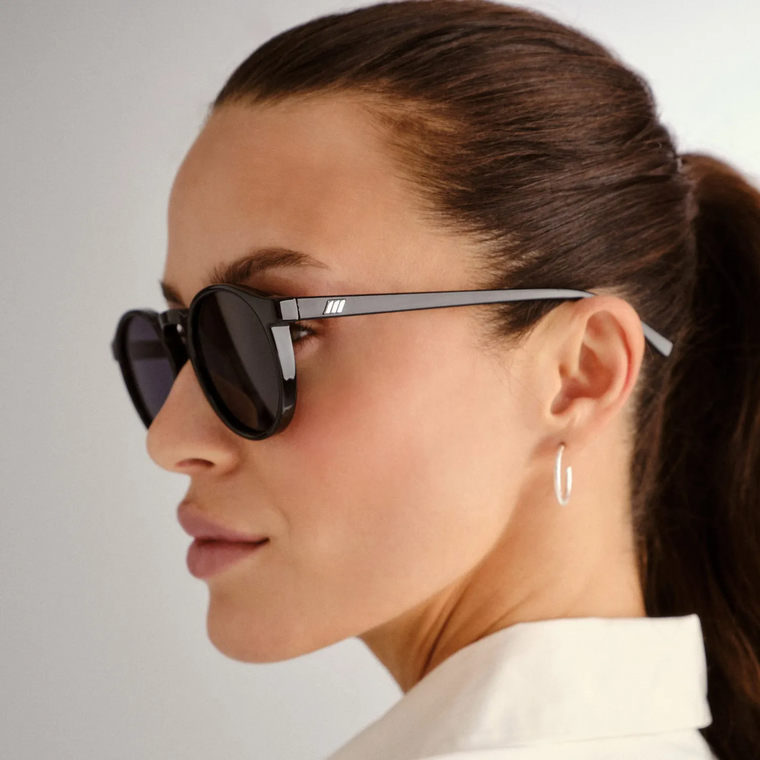 Le Specs Teen Spirit Deux occhiale da sole nero tondo