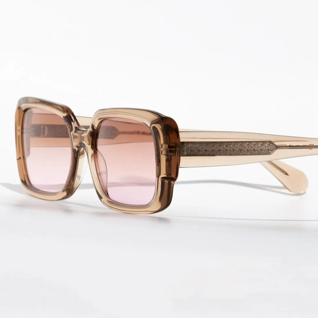 Hemmet Star Diva occhiale da sole champagne donna retrò