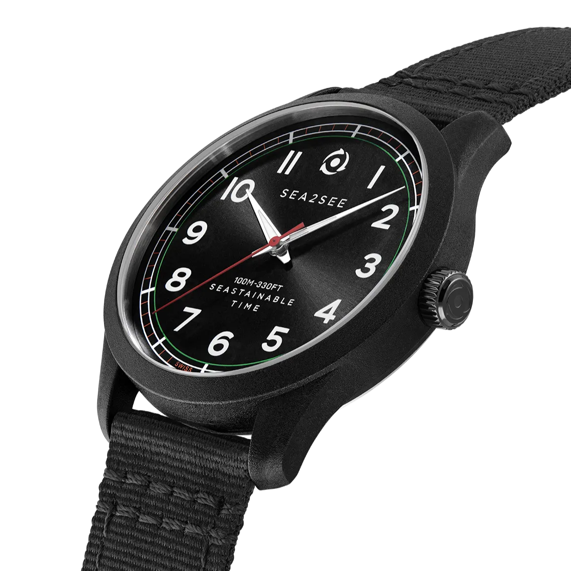 Sea2See Montecarlo 01 orologio nero 41 mm
