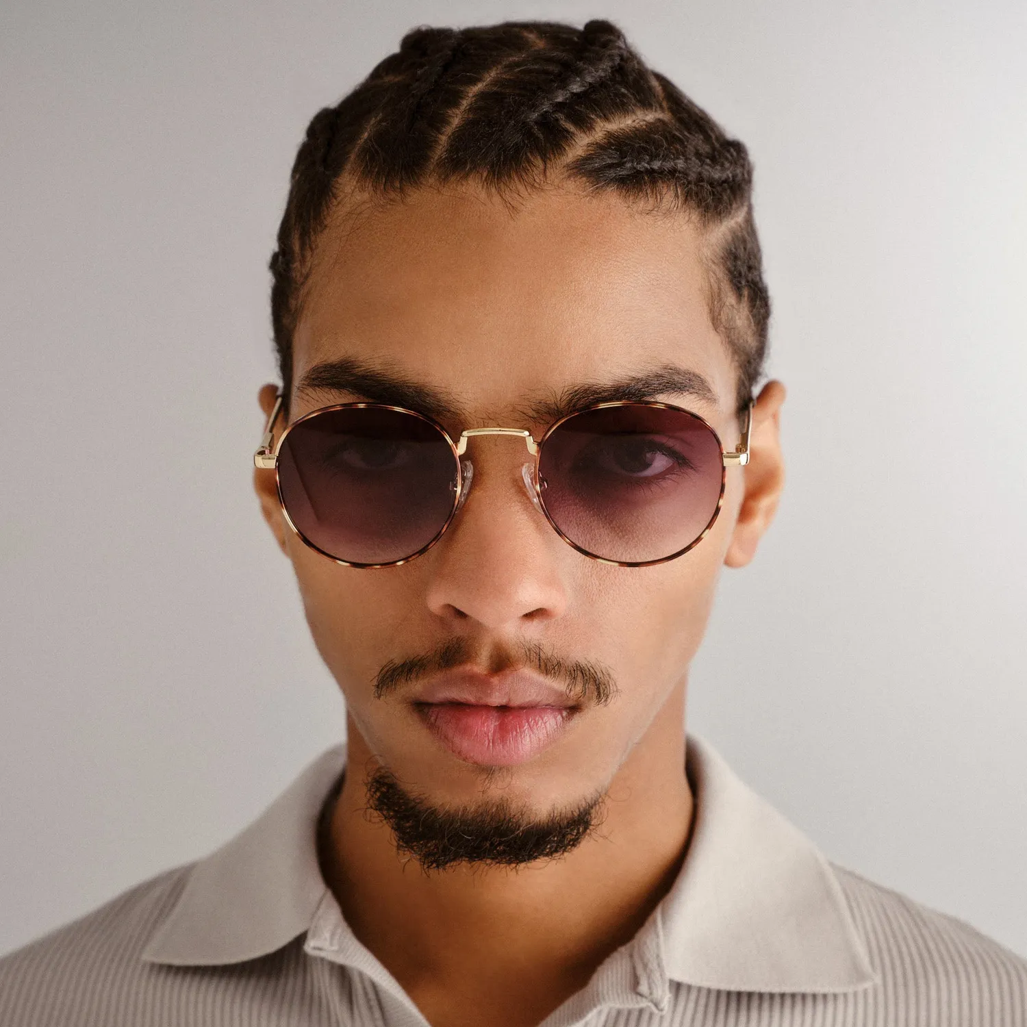 Le Specs Lost Legacy occhiali da sole rotondi oro