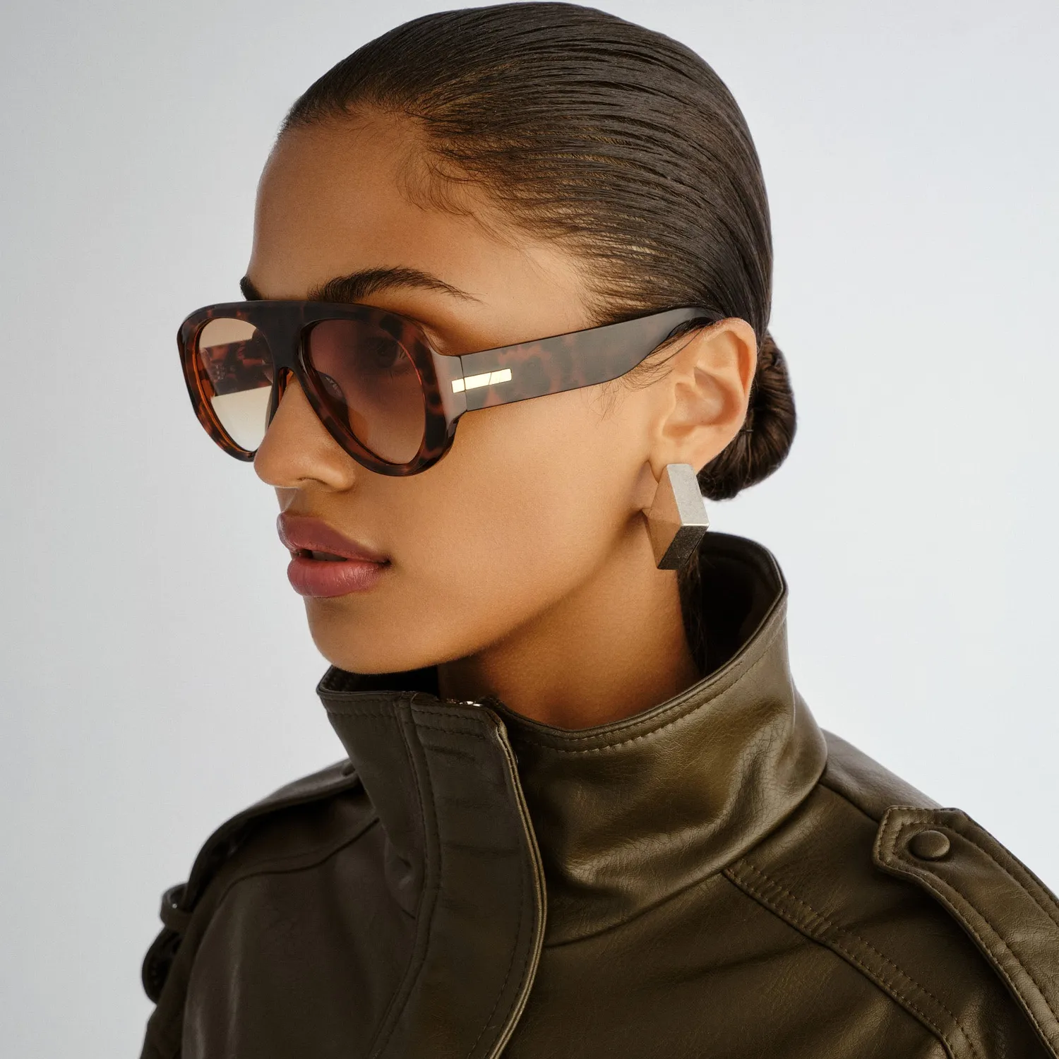 Le Specs Dream Boat occhiale da sole tartarugato aviator