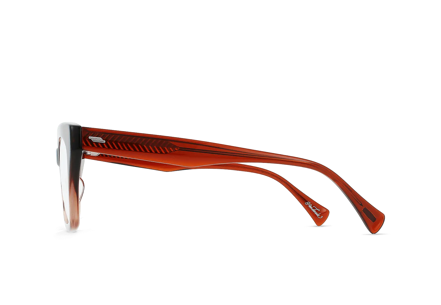 Raen Pozy Kalua Clear 52 montatura da vista cat-eye larga