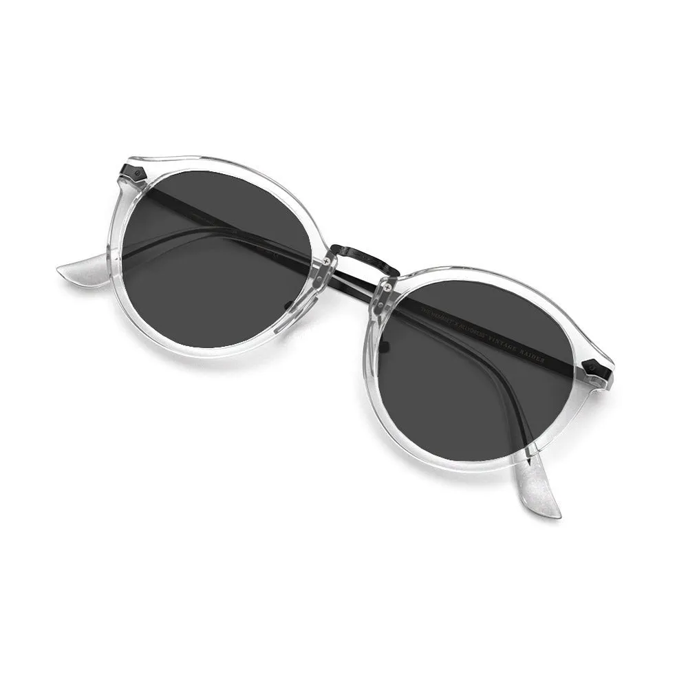Hemmet HxA Vintage Raider occhiale da sole nero trasparente