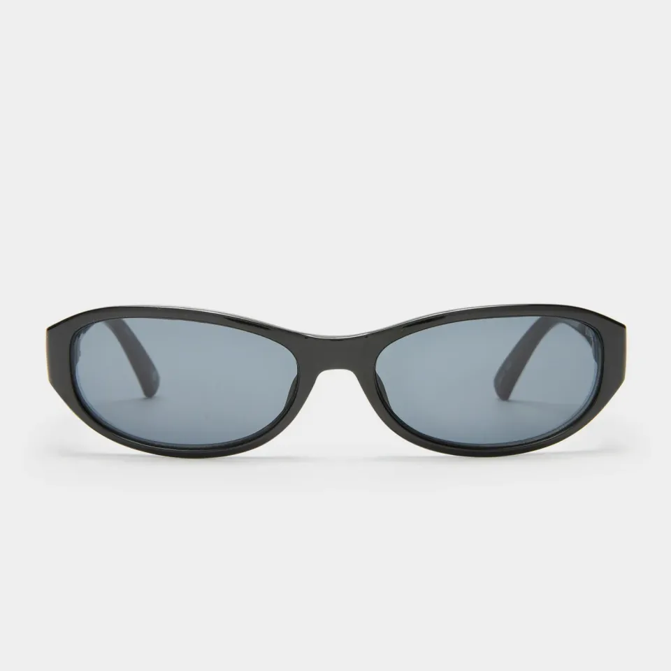 Le Specs Don't Cha occhiale da sole ovale nero
