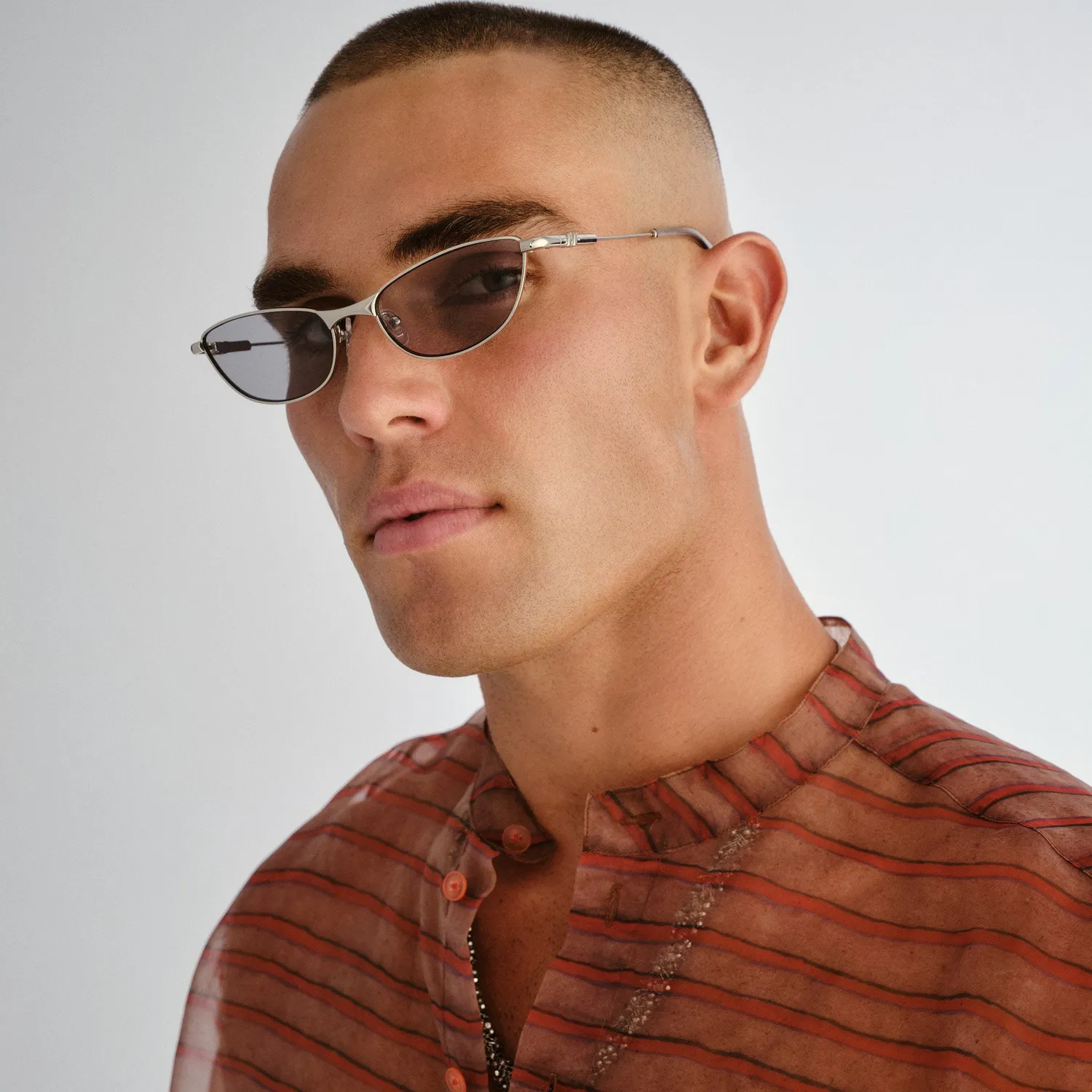 Le Specs Thorned occhiali da sole silver cat-eye