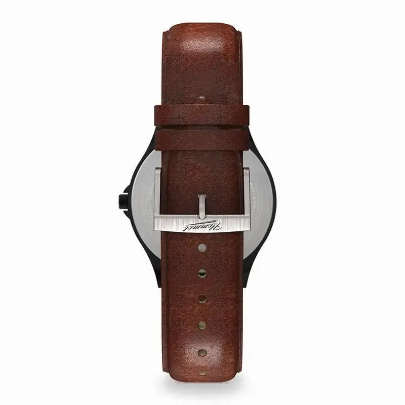 Hemmet H Watch Series 2 orologio nero pelle