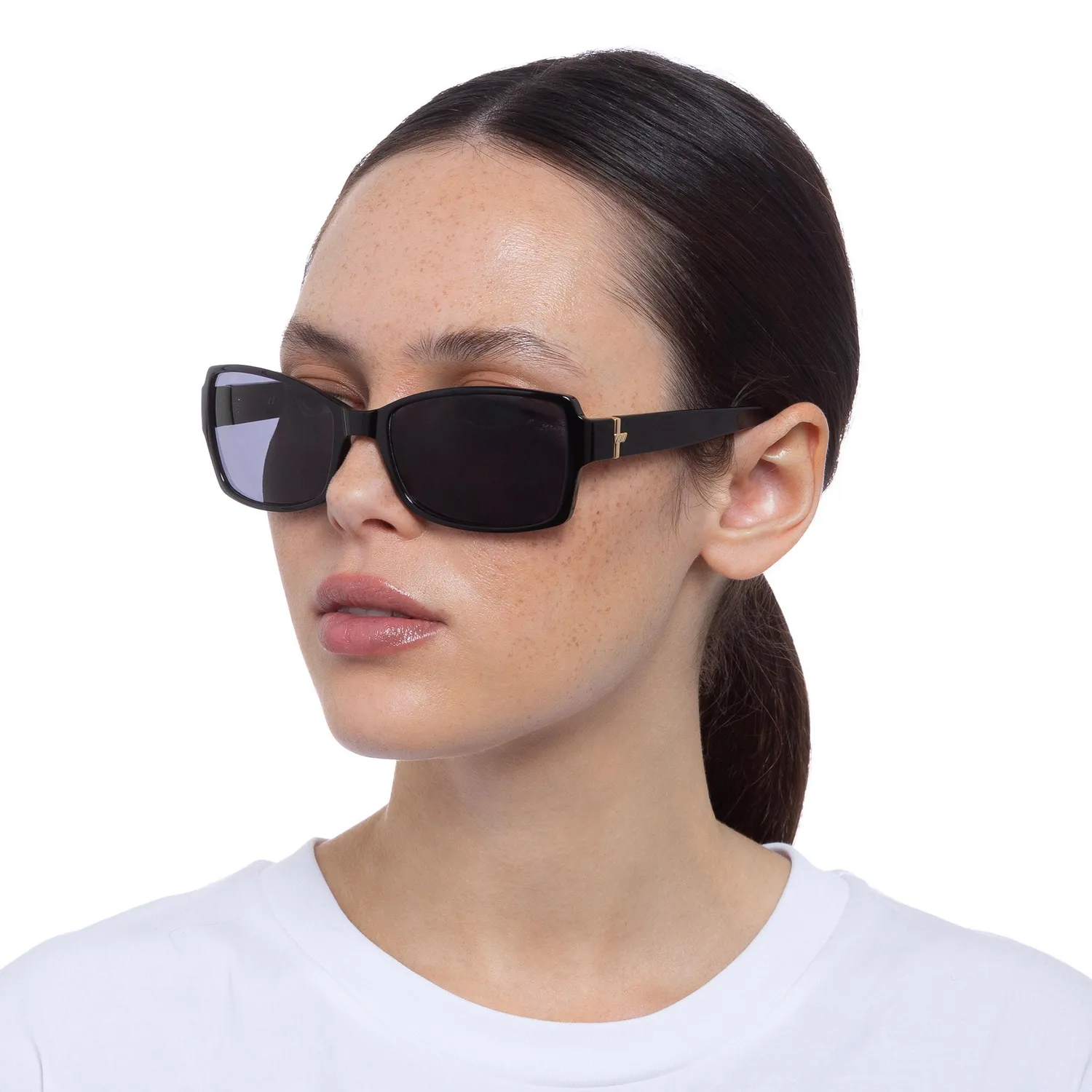 Le Specs Trance occhiale da sole nero avvolgente