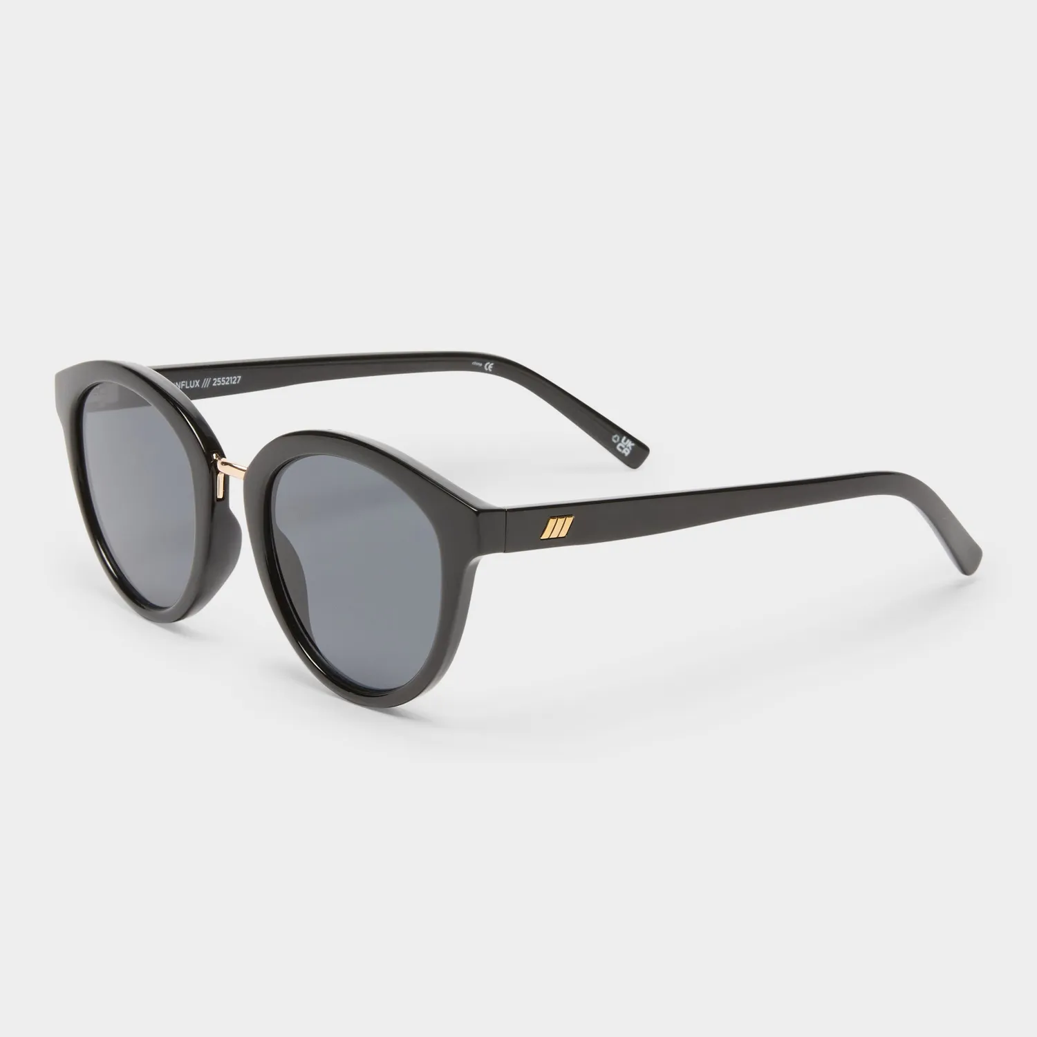 Le Specs Influx occhiali da sole neri tondi