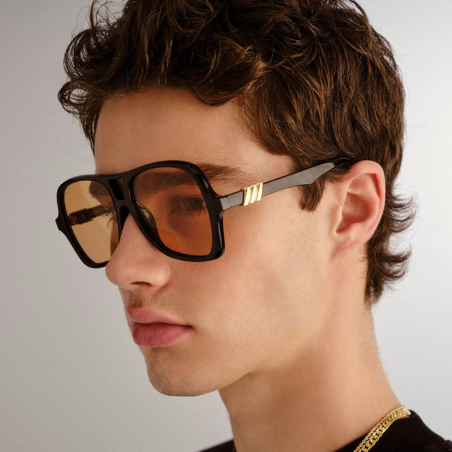 Le Specs Fortune Teller occhiale da sole nero aviator