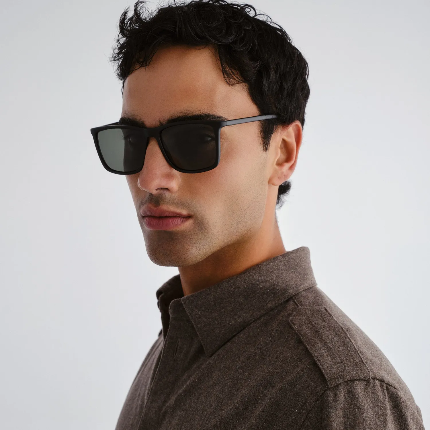 Le Specs Tweedledum occhiali da sole nero polarizzato