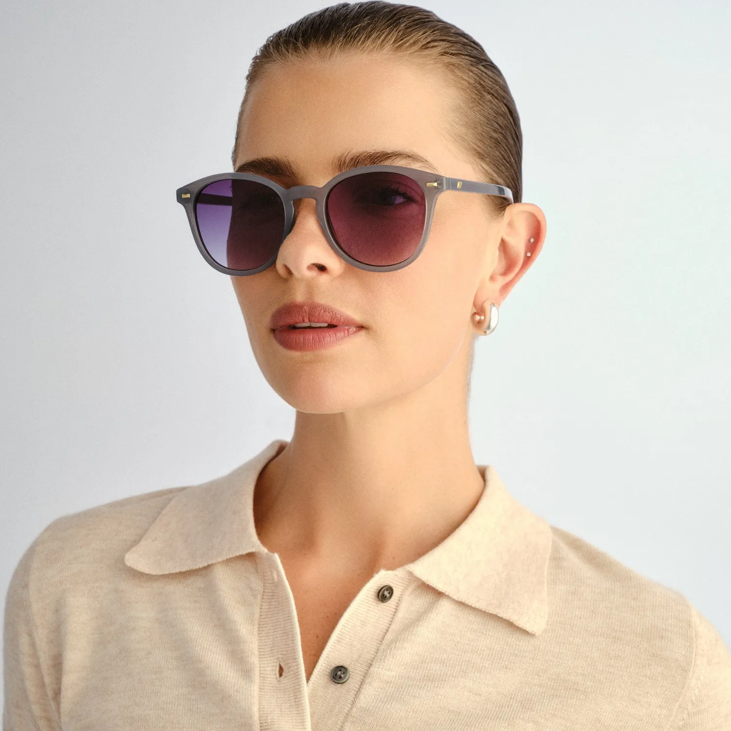 Le Specs Bandwagon occhiale da sole grigio sfumato