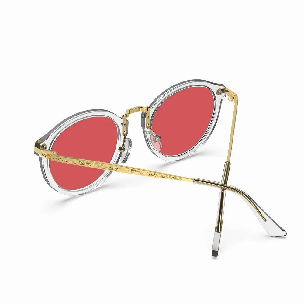 Hemmet Vintage Raider occhiali da sole argento UV400